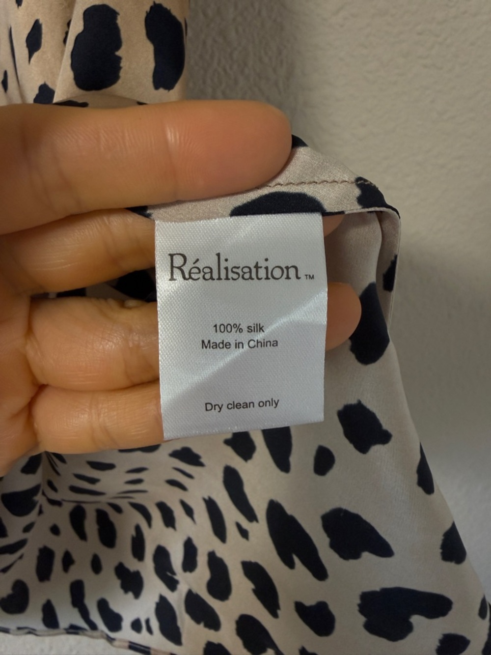 NWT realisation par The Naomi Skirt Wild Things Leopard Print Silk Slip Skirt S - Picture 8 of 9